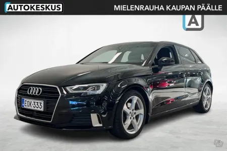 Audi A3 Sportback First Edition Business Sport 1,4 TFSI COD 110 kW ultra S tronic * Mukautuva vakkari / Navi *